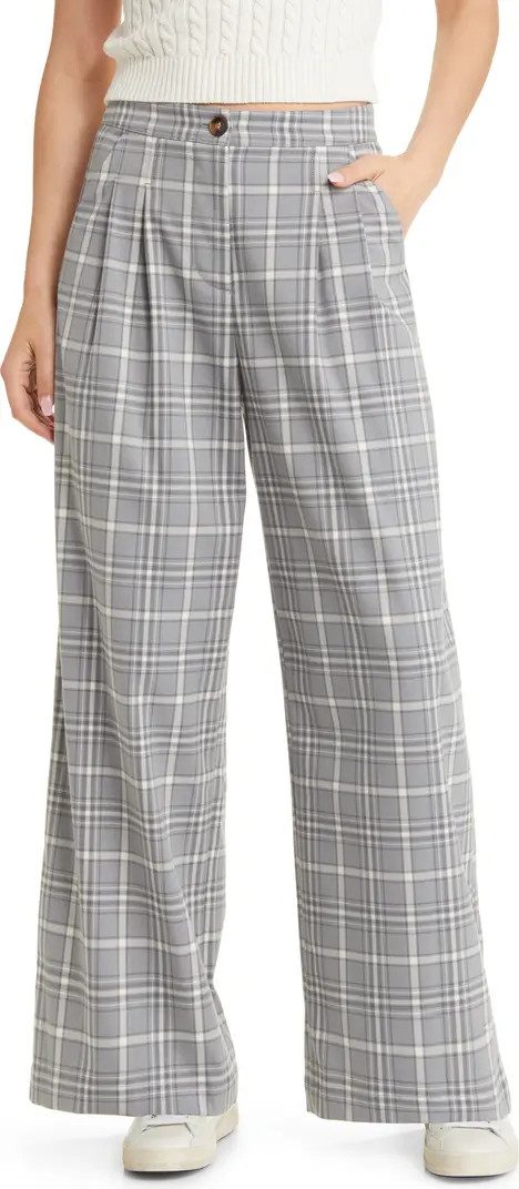 Double Pleat Wide Leg Pants | Nordstrom