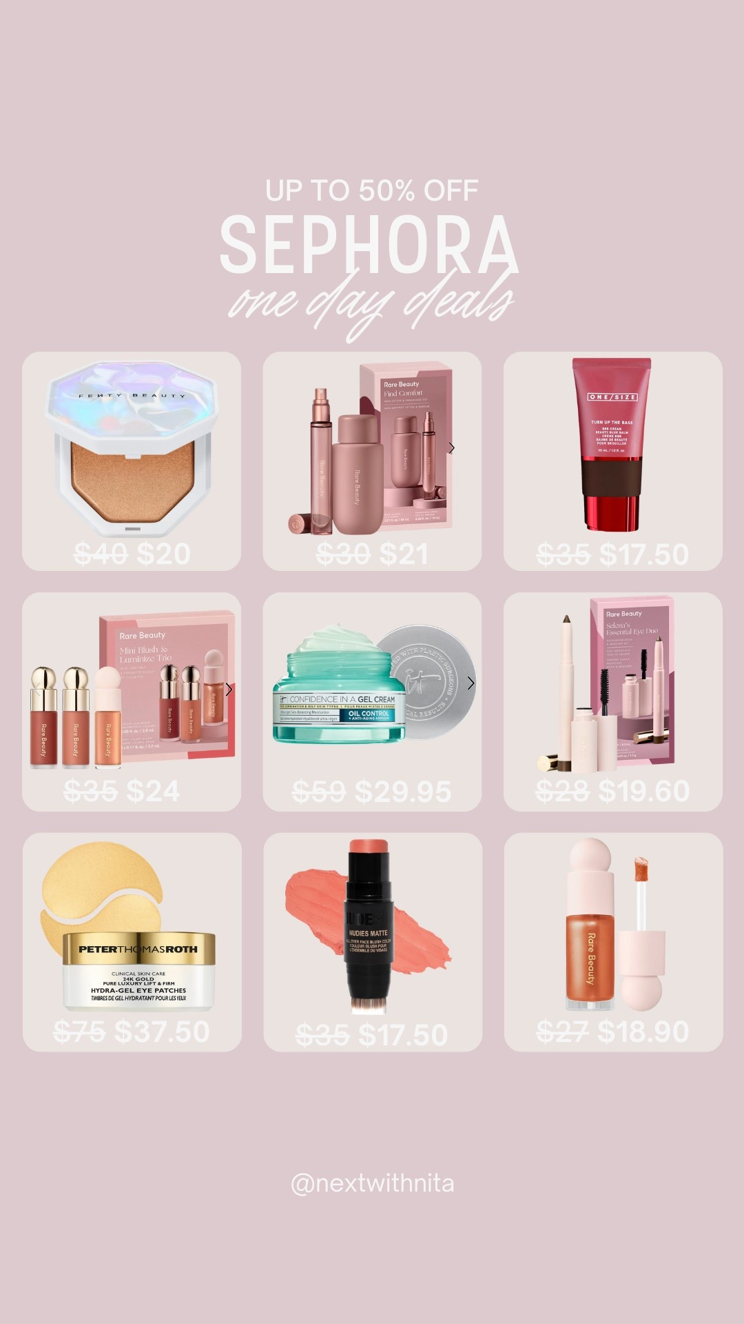 Up to 50% off select products at Sephora right now!!💄💋

#LTKFindsUnder50 #LTKSaleAlert #LTKBeauty