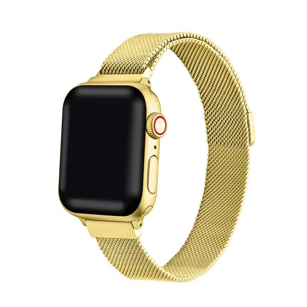 Infinity Skinny Stainless Steel Mesh Replacement Band for Apple Watch | Posh Tech