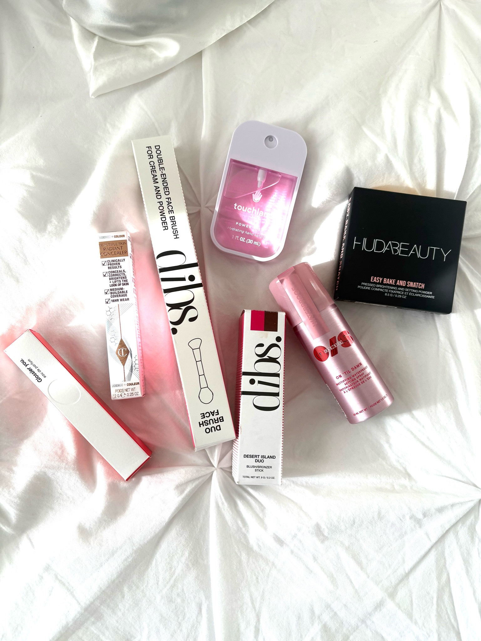 Beauty haul on all my makeup faves and some new to try!

Charlotte Tilbury concealer #14 deep
Dubs Dessert Island Duo shade #6
Huda Easy Bake and Snatch in Kunafa

#LTKFindsUnder100 #LTKFindsUnder50 #LTKBeauty