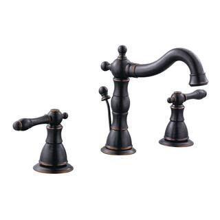 Glacier Bay Lyndhurst 8 in. Widespread 2-Handle High-Arc Bathroom Faucet in Bronze HD67277W-8027H... | The Home Depot