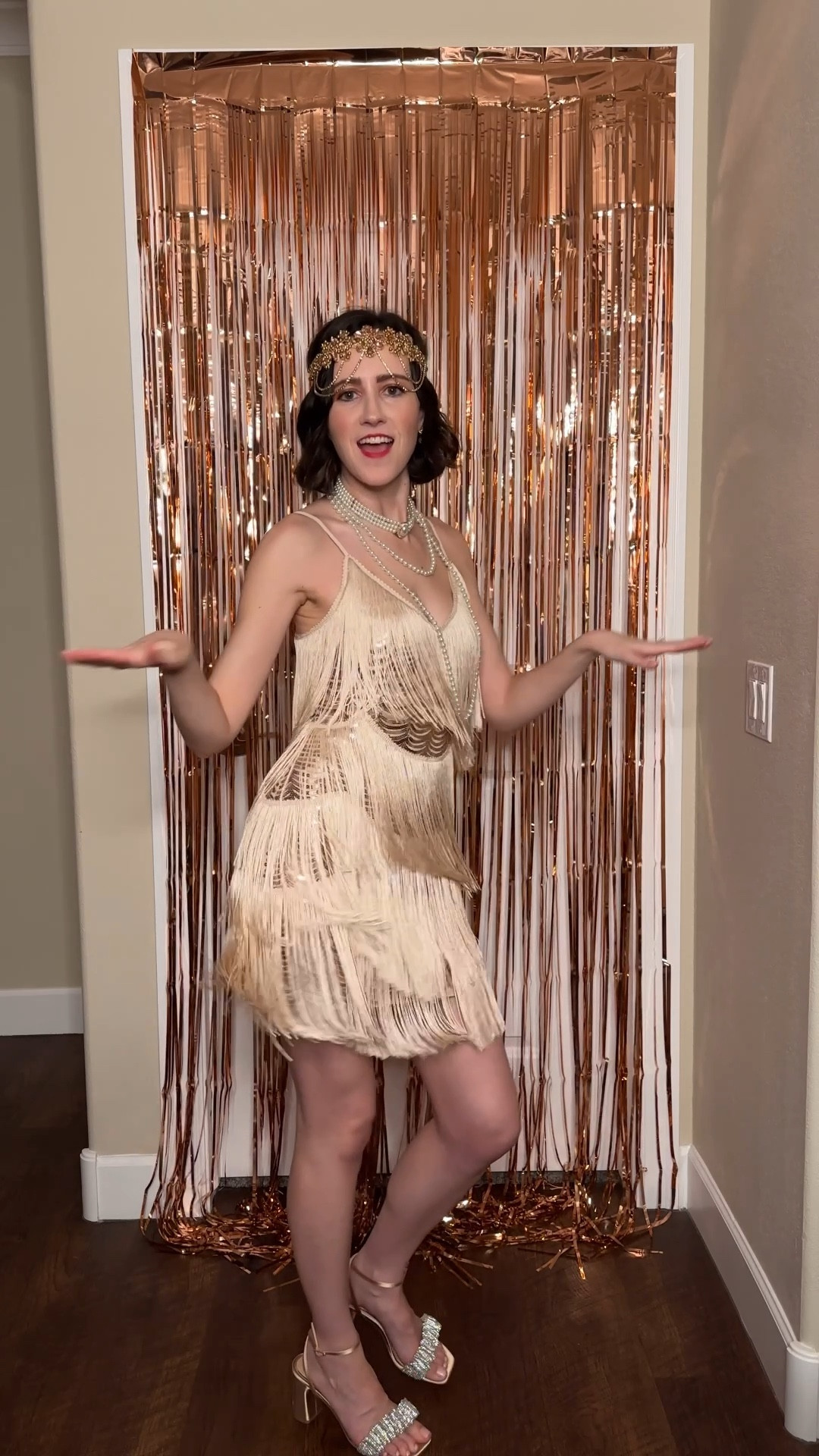Happy Halloween showgirls!! ✨🧡🎃🫶🏻 I’m trying to find other excuses to wear this outfit. Taylor Swift’s Eras Tour docuseries release? NYE?! Maybe I should have a showgirl themed party just for fun 🤭 

#LTKHalloween #LTKParties #LTKStyleTip