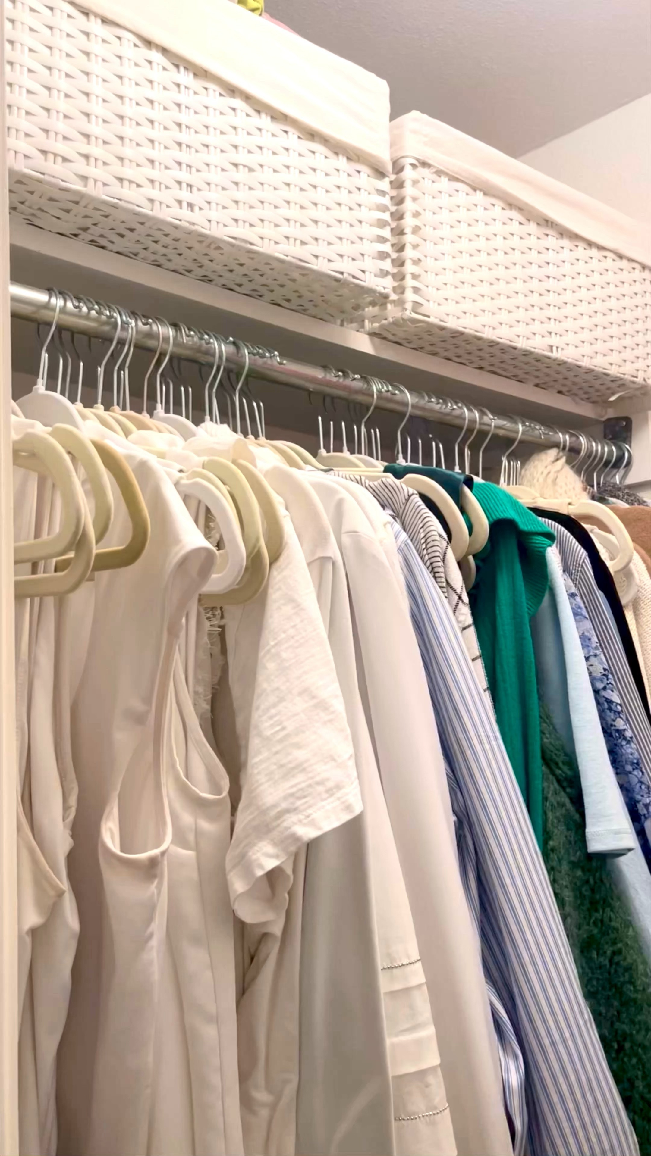 The closet still needs some work, but I swapped my fall/winter clothes for my spring/summer clothes. Here are my go to closet items!


#LTKfindsunder50 #LTKVideo #LTKhome