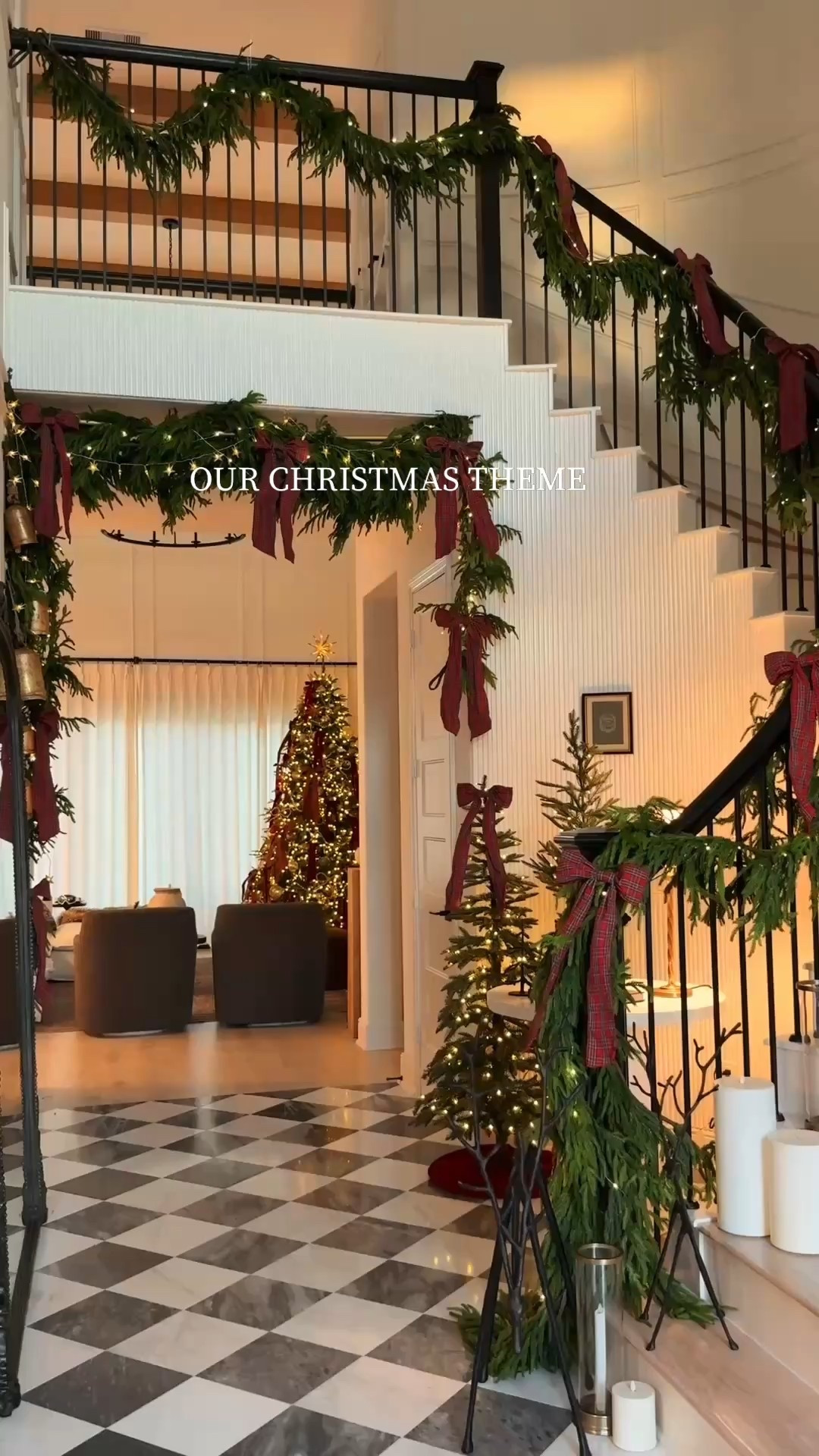 Details on our entryway for the 2025 holiday season 