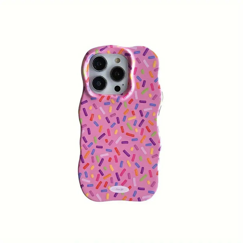 "lovely Pc" 2024 Dreamy   Donut Wave Edge Phone Case - Temu | Temu Affiliate Program