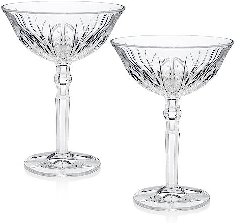 HISTORY COMPANY Rudyard Kipling Pegu Club Cocktail Coupe Glass 2-Piece Set (Gift Box Collection) | Amazon (US)