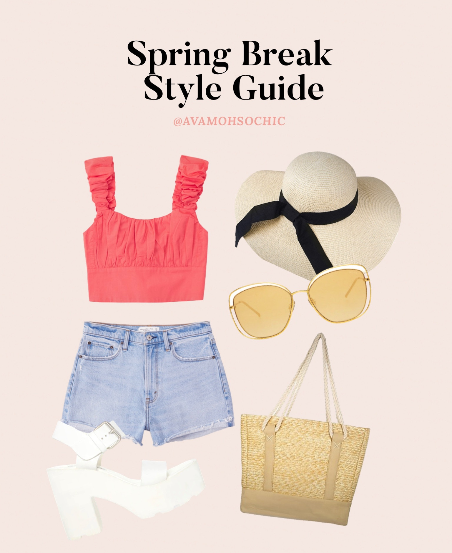 Spring Break Style Guide 
#avamohsochic 

#LTKSeasonal #LTKstyletip #LTKunder100