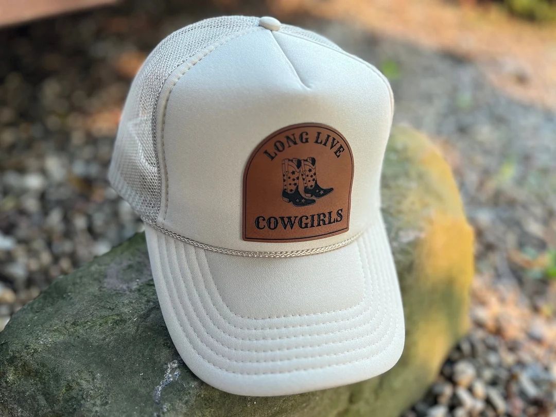 Long Live Cowgirls Hat Trendy Trucker Hat With Adjustable - Etsy | Etsy (US)