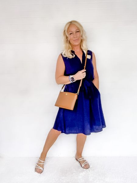 This $27 navy dress from Amazon is a good Spring staple piece: style it for a casual look or for a work outfit  

#LTKworkwear #LTKSeasonal #LTKunder50
