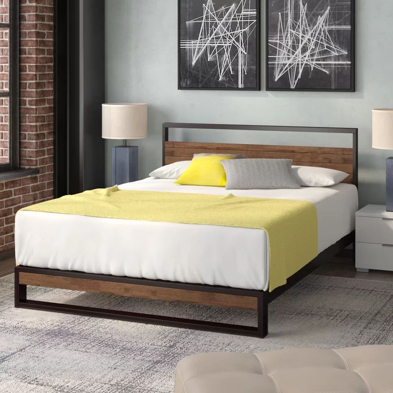 Gurmale 37" Low Profile Platform Bed | Wayfair North America