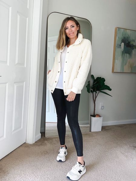 Grab this super fluffy sherpa fleece jacket for 4️⃣0️⃣ perc off today!! 
It's SO cozy and warm!  Trust me when I say you need it! 
Code:  40NFGESI
My leggings are also on 💲✂️ !!!! 

School Supplies
Backpacks
Nursery
Maternity
Teacher
Kitchen
Belt Bag
Wedding
Travel
Concert Outfit
White dress
White jeans
Swimsuit
Sandals
Bedroom 
Beach outfit
Patio
Jean shorts
Business Casual
Home Decor
Coffee table
Swim
Sunglasses
Loverly Grey
Amber Massey
Shorts
Outdoor rug
Wide leg pants
Patio Furniture
Vacation outfits
Spring Trends
Primary bedroom
Living room decor
Beach vacation
Spring trends 
Spring outfit
Fleece joggers
Wedding guest dresses
Beach outfit
Workwear
Winter outfit
Kitchen decor
Workout gear
Athletic wear
Sneakers
Laura Beverlin
The Sister Studio
Home Decor
Winter fashion
Living room decor
Black jeans
Midi Dress
Target style
holiday gifts
Amazon fashion
amazon finds
living room
home decor
wedding guest dresses
Nordstrom
Workwear

#LTKSeasonal #LTKsalealert #LTKstyletip