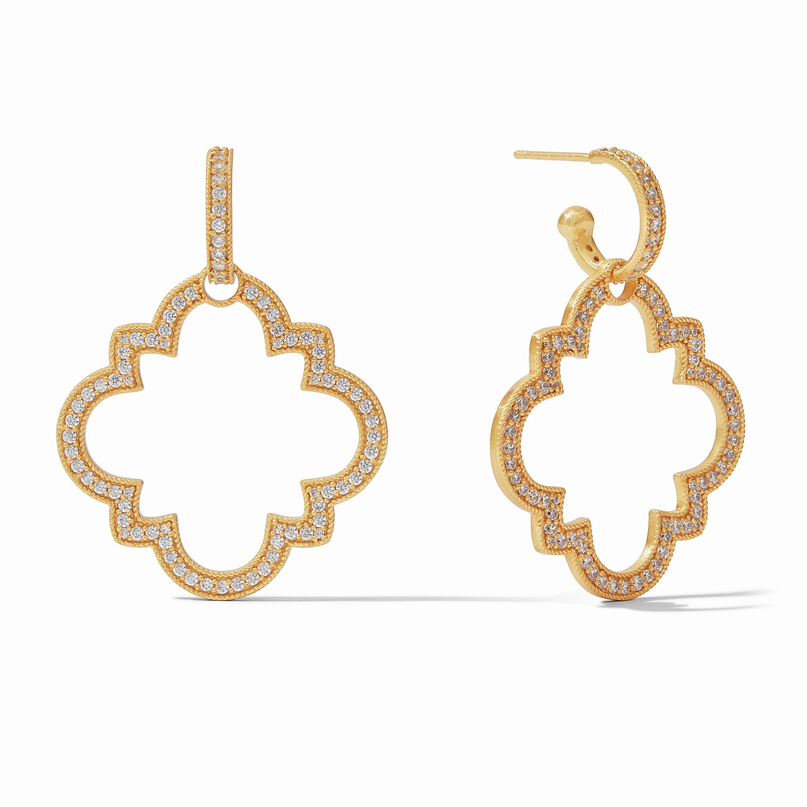Odette Statement Hoop & Charm Earring | Julie Vos