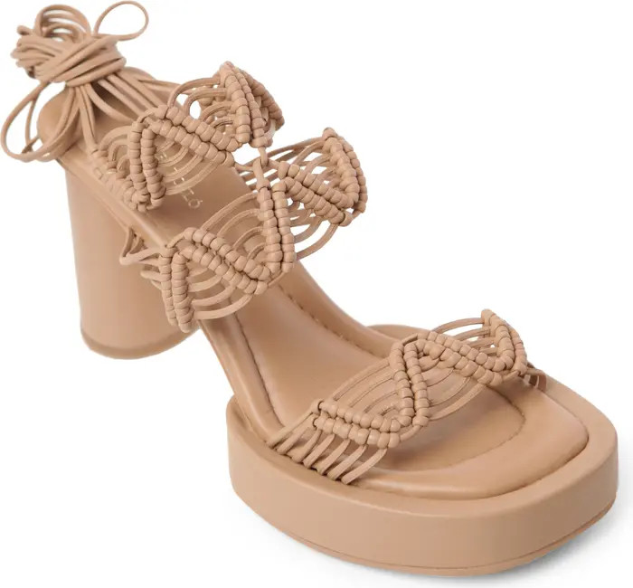 Paloma Barcelo Franzi Platform Lace-Up Sandal (Women) | Nordstromrack | Nordstrom Rack