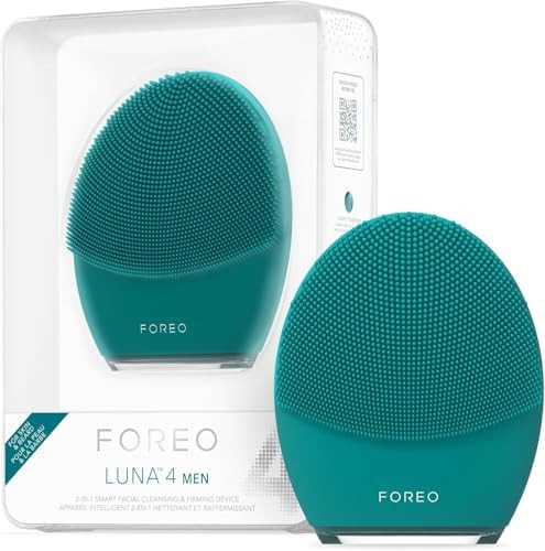 FOREO LUNA 4 MEN Face Cleansing Brush for Skin & Beard - Firming Massager - Anti Aging Face Care ... | Amazon (US)