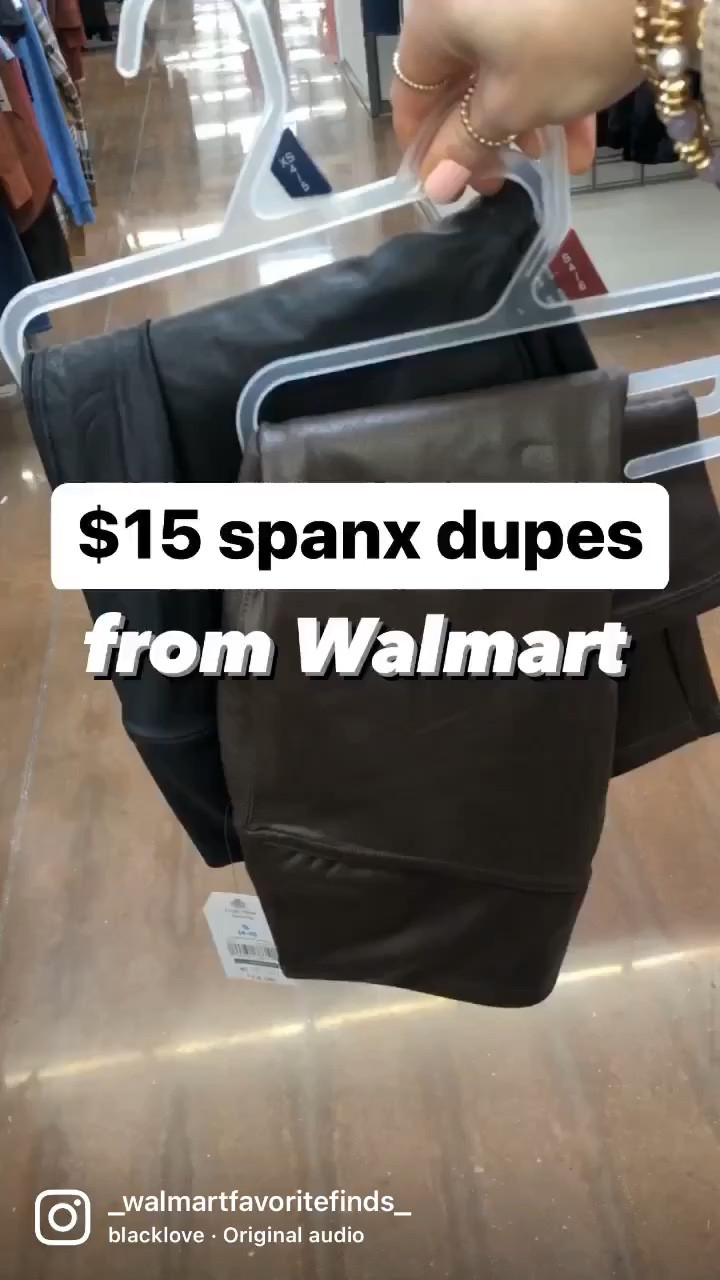 Best $15 spanx dupes! Make sure you wash on gently inside out and hang to dry!





Walmart. Walmart fashion. Walmart Style. Faux leather leggings. Spanx dupe. Time and Tru. No boundaries. Fall fashion. Fall style 

#LTKstyletip #LTKunder100 #LTKunder50