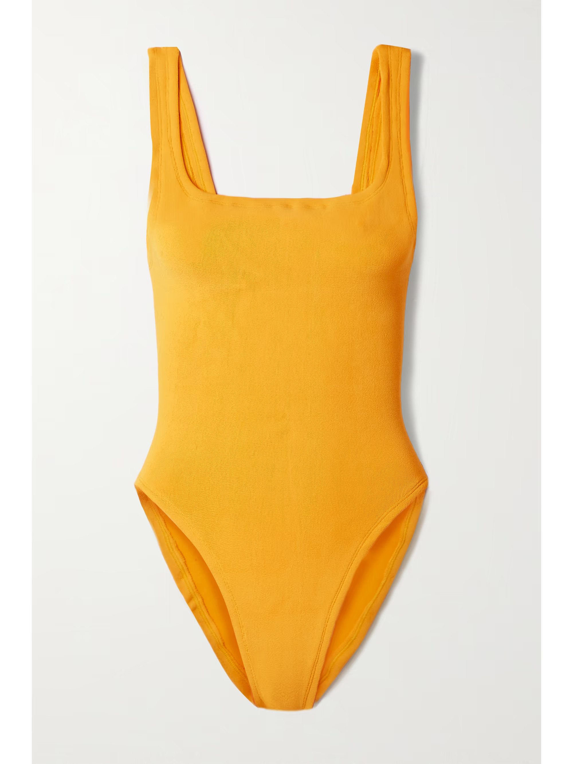 + NET SUSTAIN seersucker swimsuit | NET-A-PORTER (US)