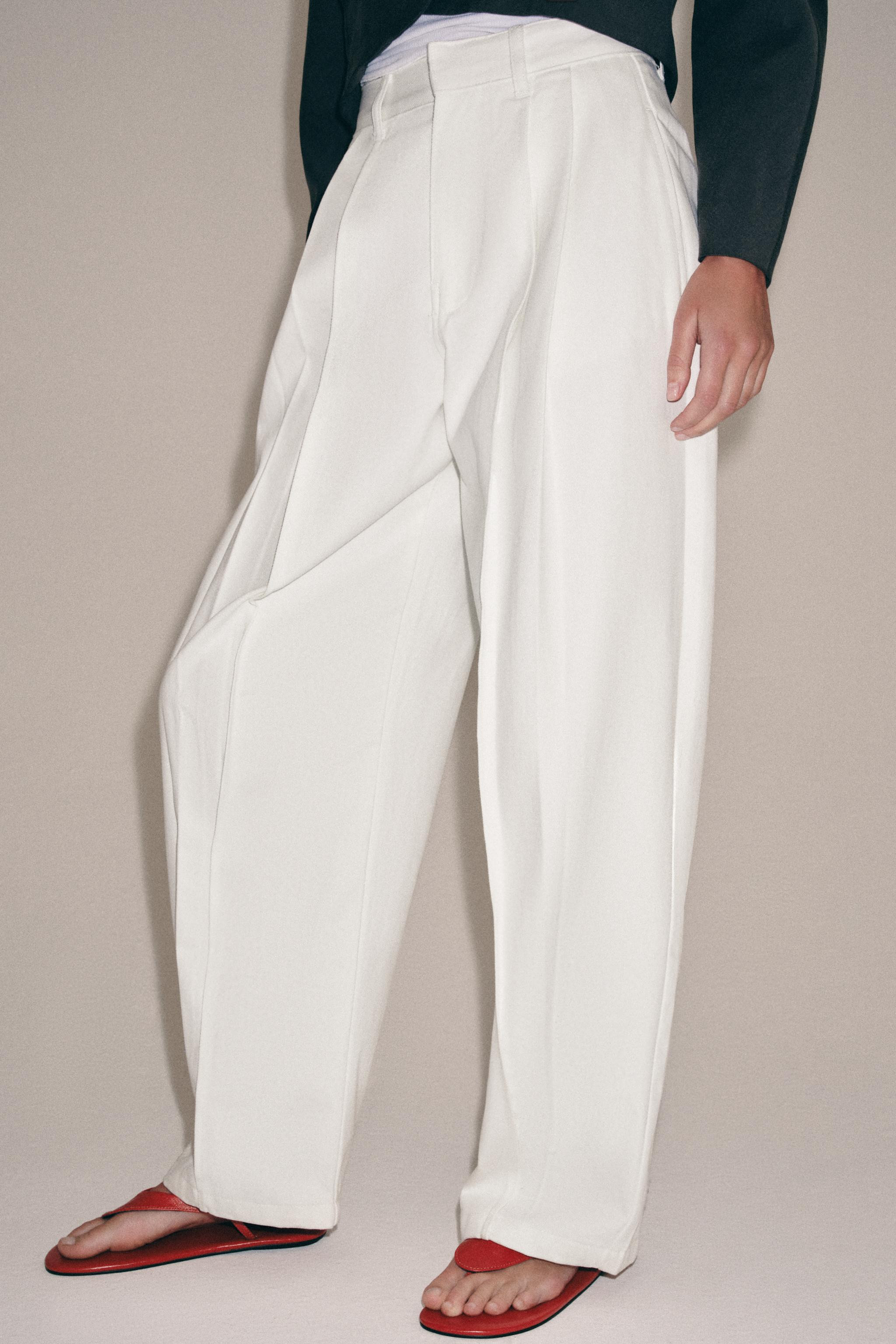 ZW COLLECTION BARREL PANTS | Zara US