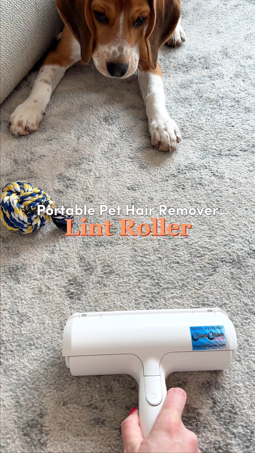 Experience the ultimate "no-fuss" solution for a fur-free lifestyle! This roller features a built-in collection chamber that captures every strand of hair with a simple back-and-forth motion—no batteries or sticky refills required 🐈 It’s the ideal pick for the pet parent who wants a stress-free friendly way to clean the home! 

#ChomChom #PetHairRemover #CleanHome #DogMomLife #CleaningHacks #PetEssentials #LTKmomlife #LTKHome