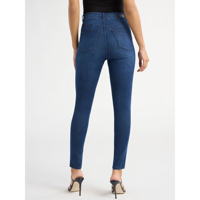 Sofia Jeans Women's and Women's Plus Eva Skinny Ankle High Rise Jeans, Sizes 0-28W | Walmart (US)