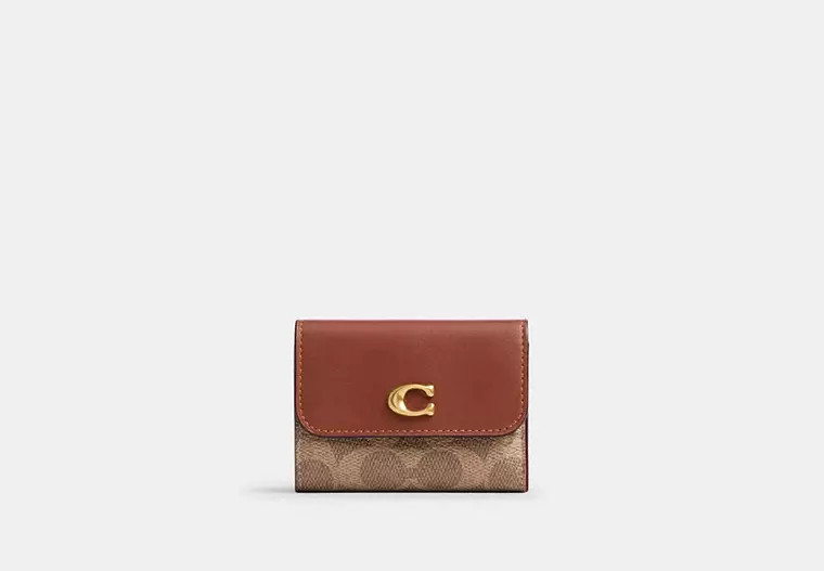 Portefeuille et porte-cartes essentiel en toile exclusive | Coach (EU)