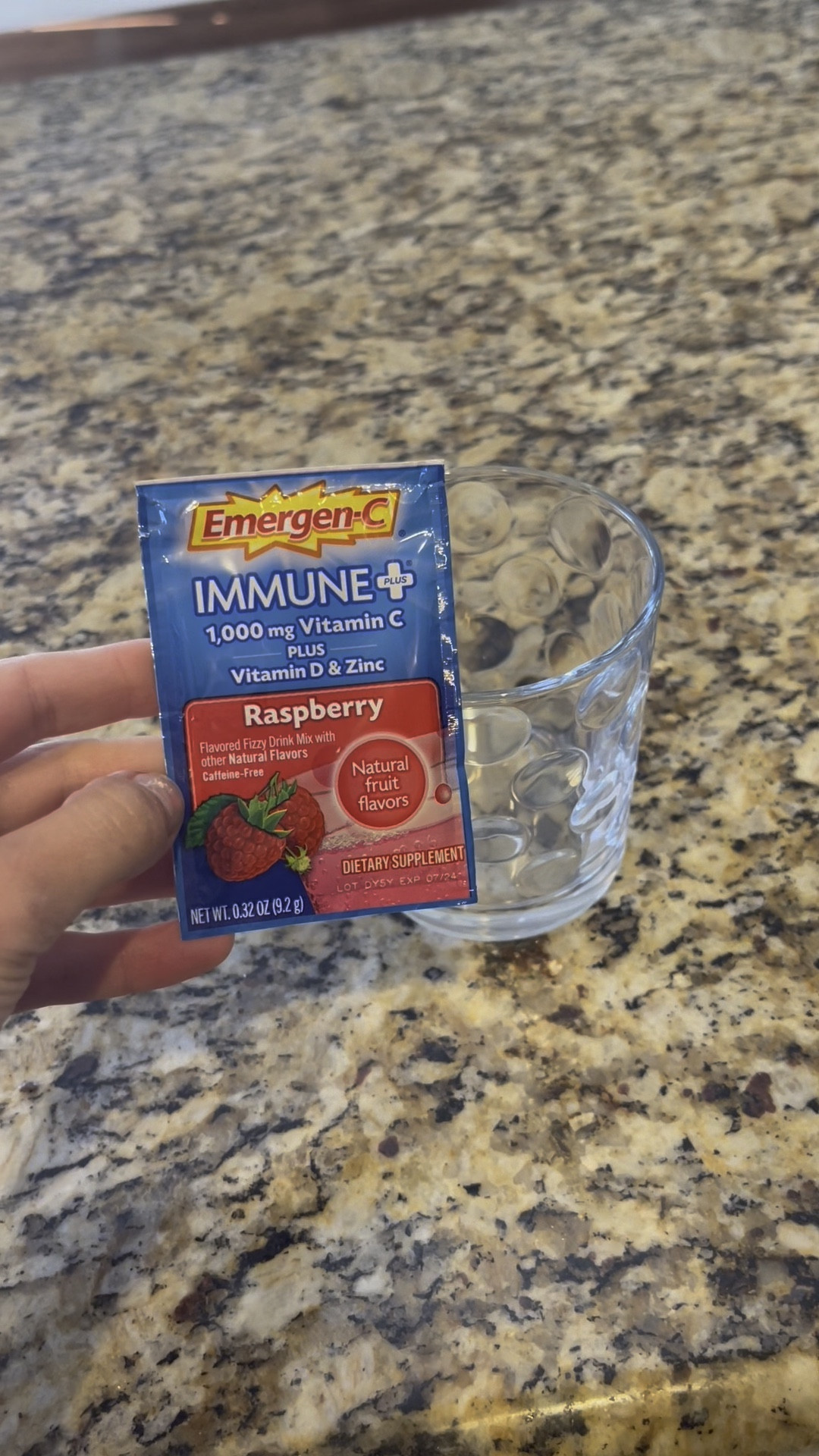 Anytime the kids are sick, I make an immune cocktail. Everyone has a cold right now and I feel one coming on, too. Cocktail time it is! 

#vitamins #sick #amazon 