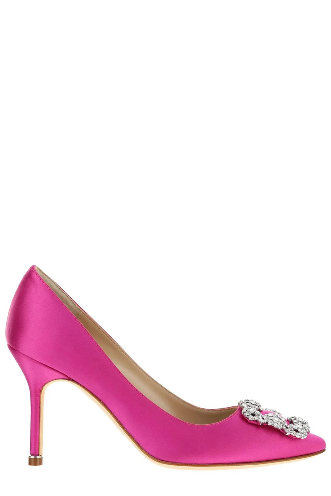 Manolo Blahnik Hangisi Embellished Buckle Pumps | Cettire Global