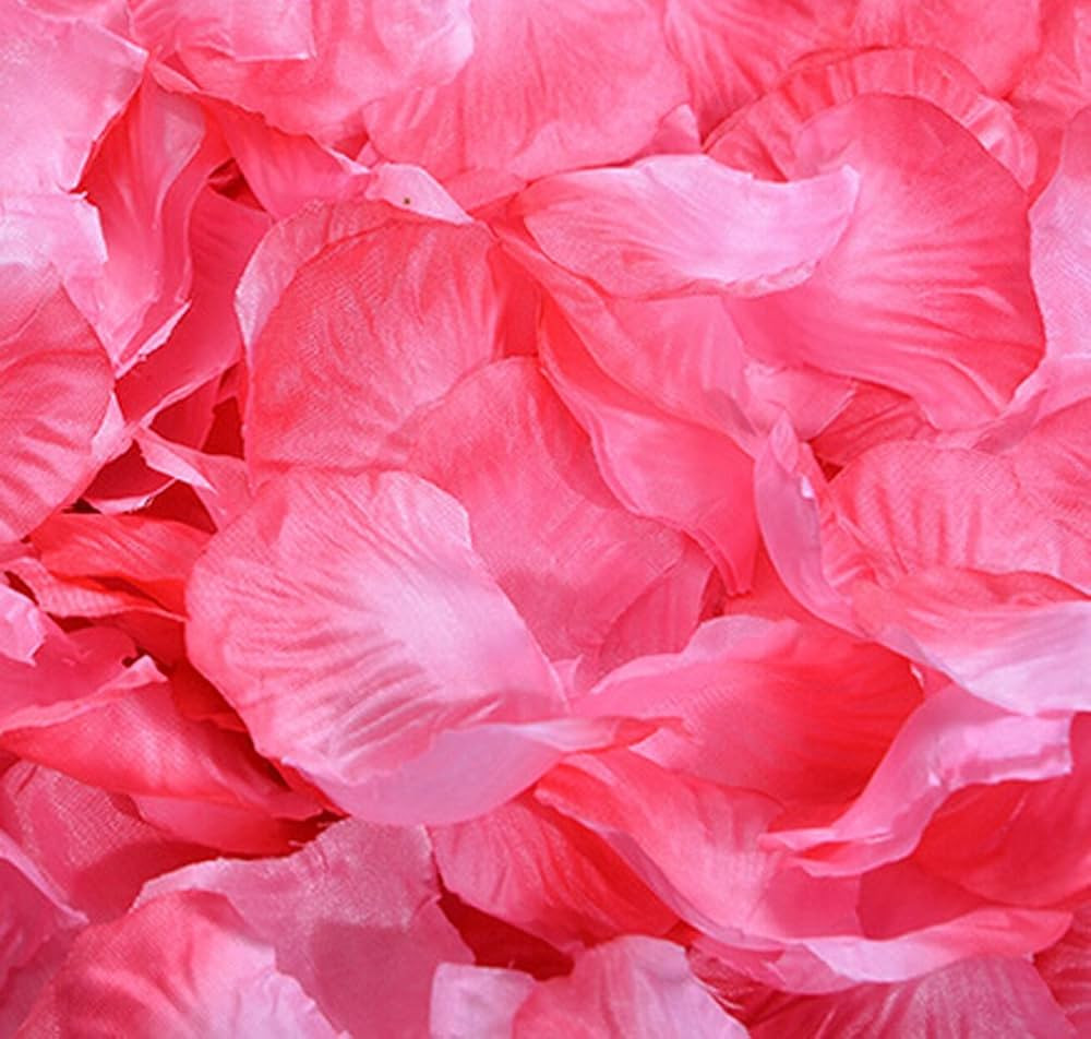 2000 PCS Silk Rose Petals Artificial Flower Wedding Party Flower Decoration Bridal Shower Favor C... | Amazon (US)