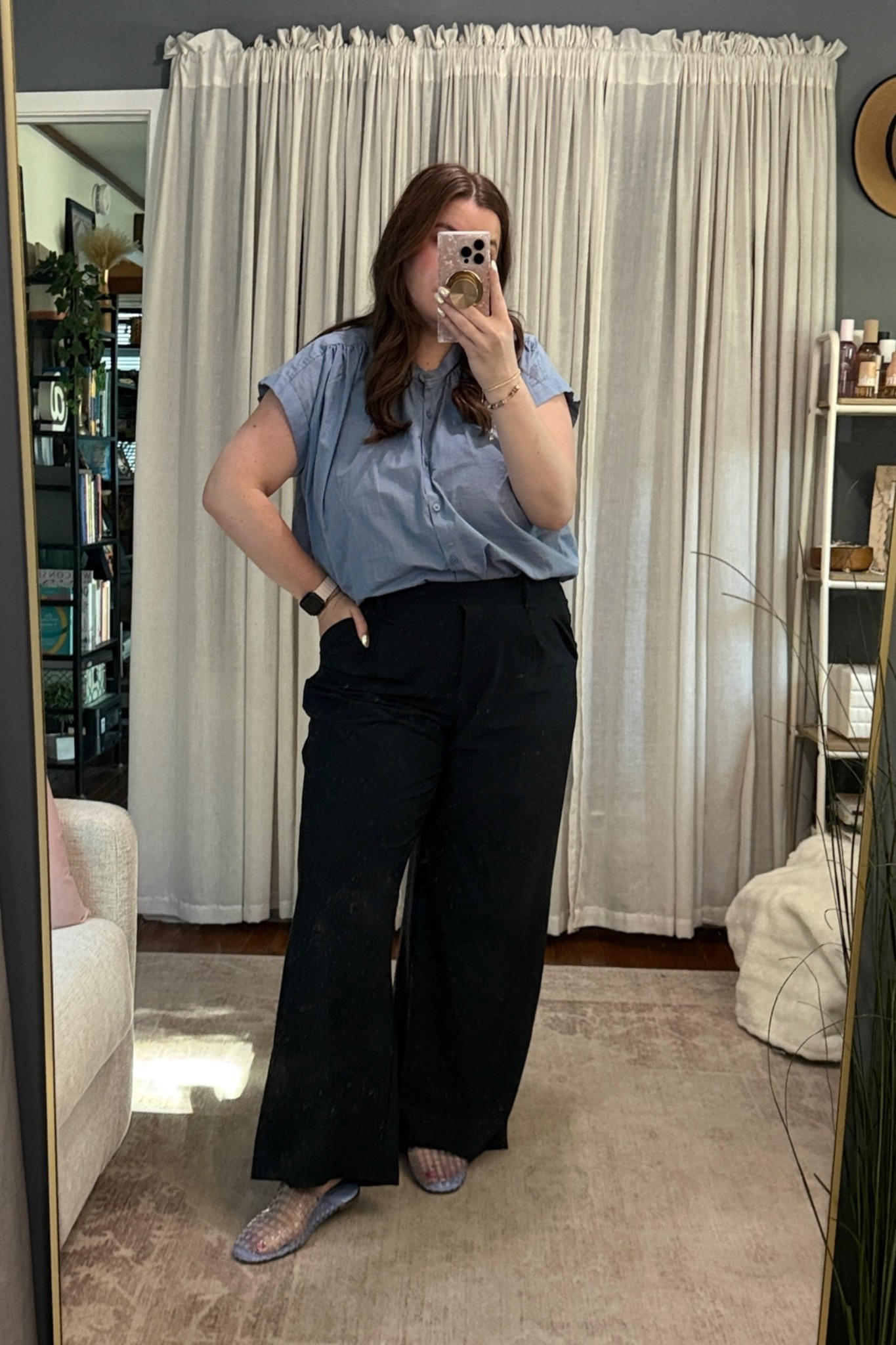 Today’s easy WFH fit, midsize friendly and perfect for a day full of meetings.

#LTKootd #LTKWorkwear #LTKMidsize