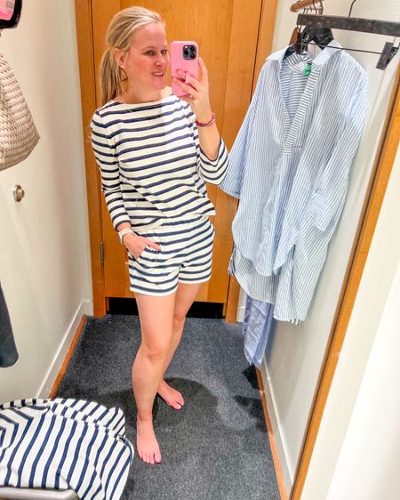 A striped short set for a weekend outfit or a great beach outfit! 

Summer outfit, short set, j. Crew, easy outfits, matching set, matching short set

#LTKFindsUnder100 #LTKFindsUnder50 #LTKOver40