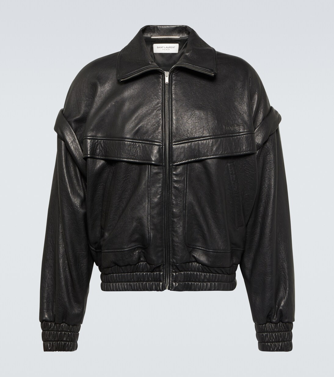 Distressed leather bomber jacket | Mytheresa (US/CA)