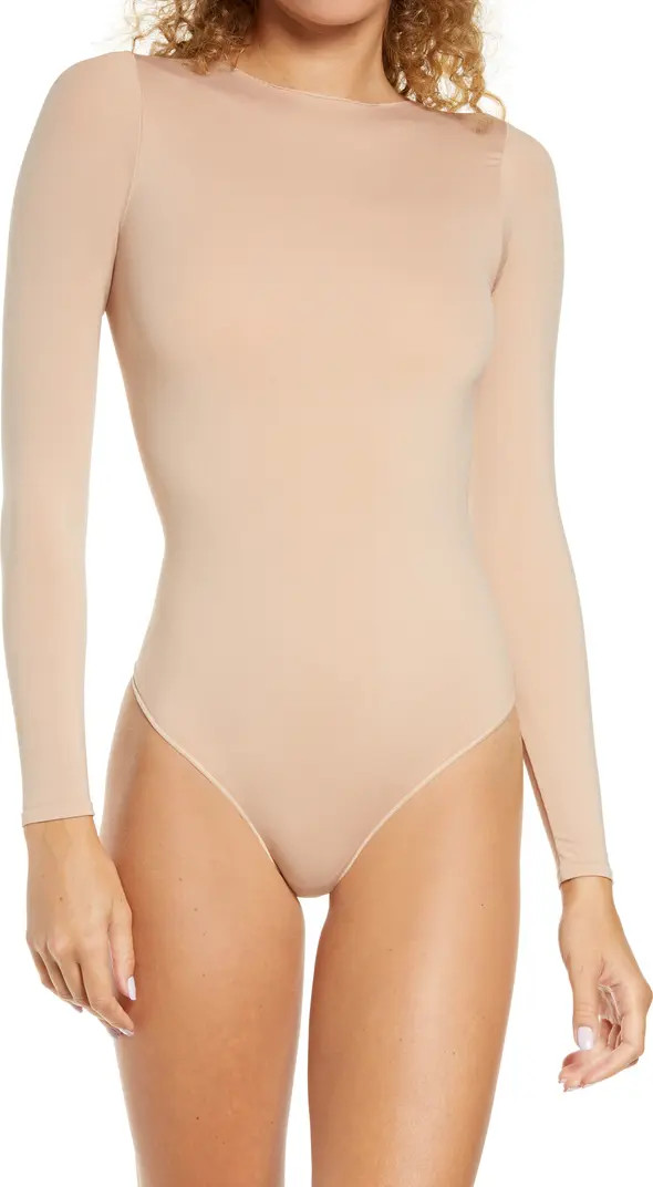 Essential Long Sleeve Crewneck Bodysuit | Nordstrom