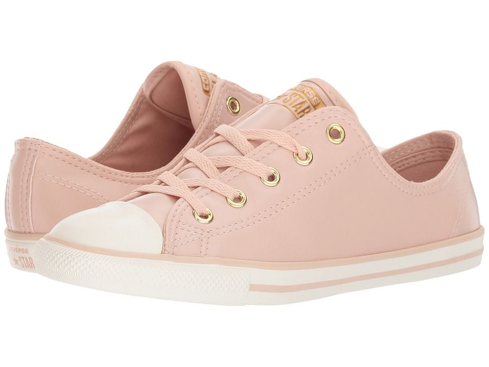 Converse - Chuck Taylor All Star Dainty - Ox Craft SL (Dust Pink/Gold/Egret) Women's Lace up casual Shoes | Zappos
