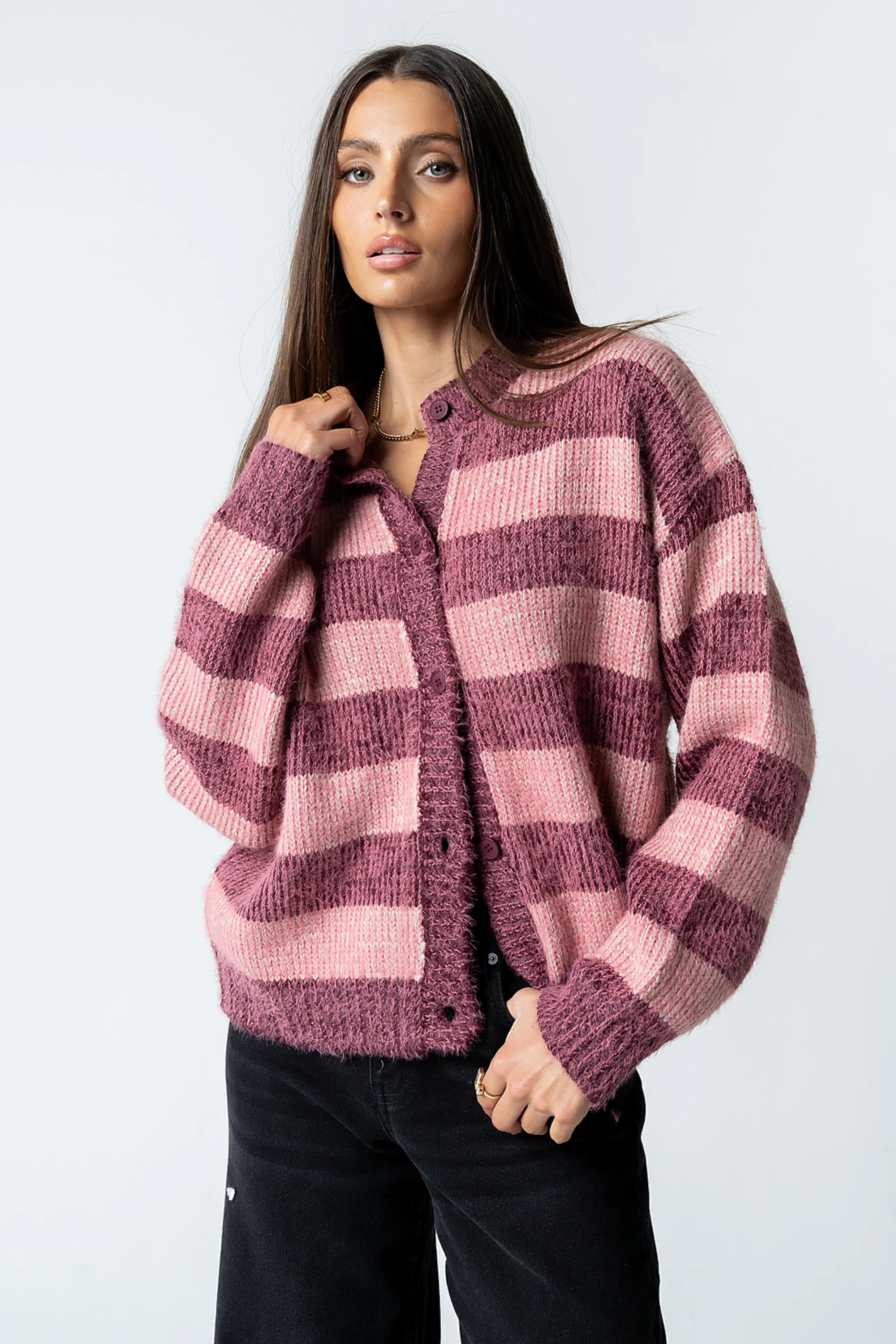 Russel Oversized Sweater in Pink | Böhme US