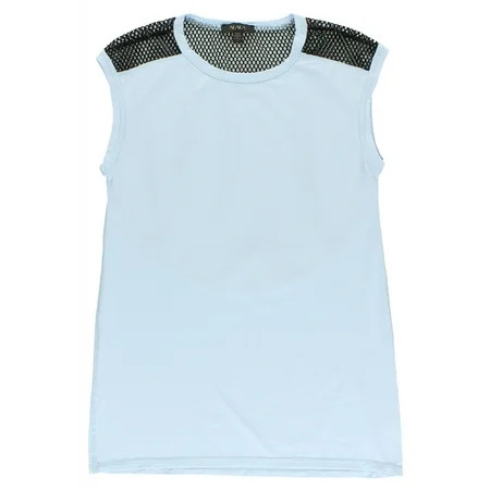 Alala Womens Mesh Back Sleeveless Workout T Shirt Powder Blue S Color: Powder Blue/Black | Walmart (US)