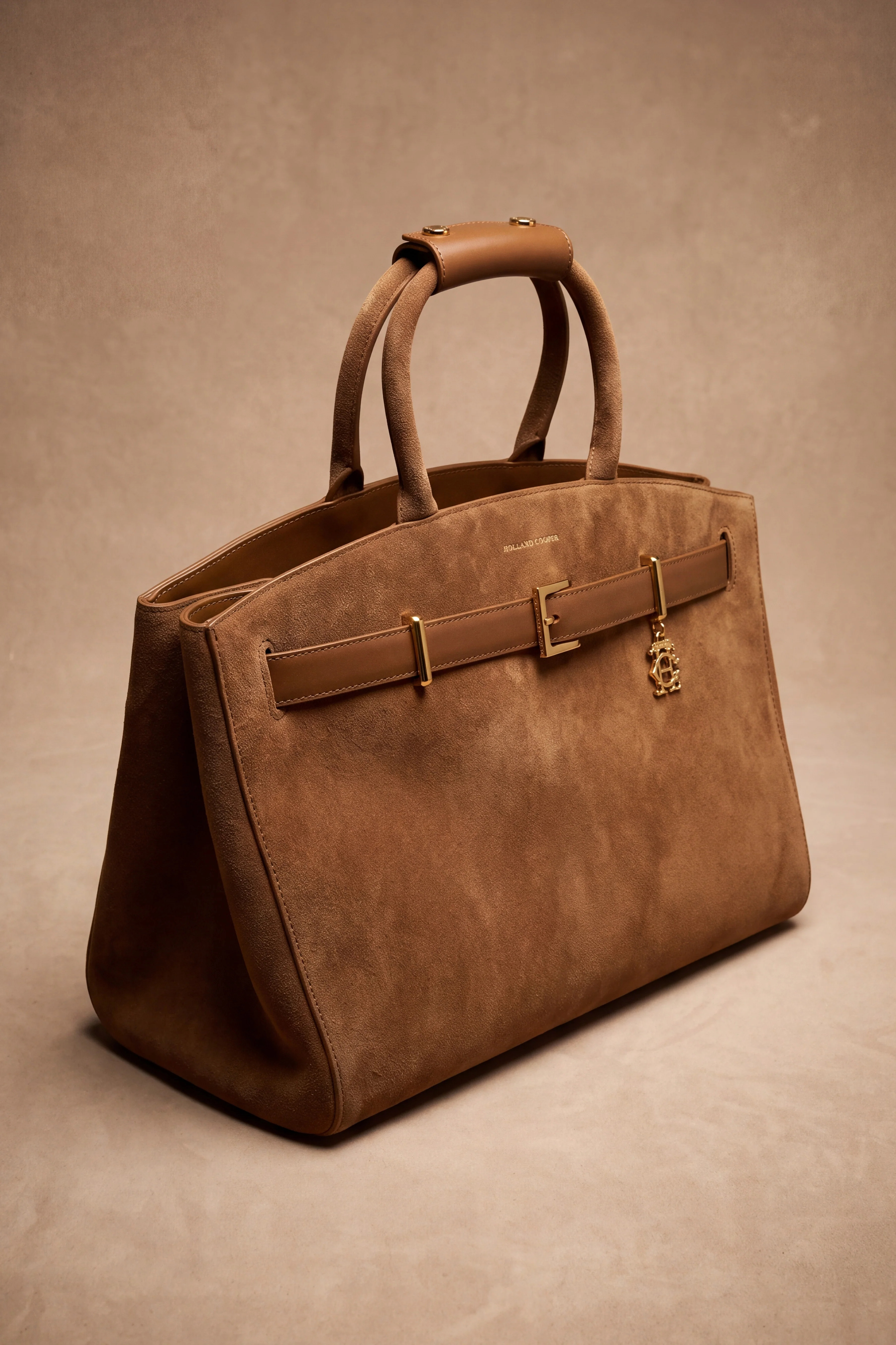 Milan Tote (Tan Suede) | Holland Cooper