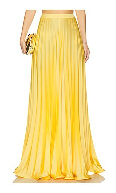 SELEZZA LONDON Claire Trousers in Light Yellow from Revolve.com | Revolve Clothing (Global)