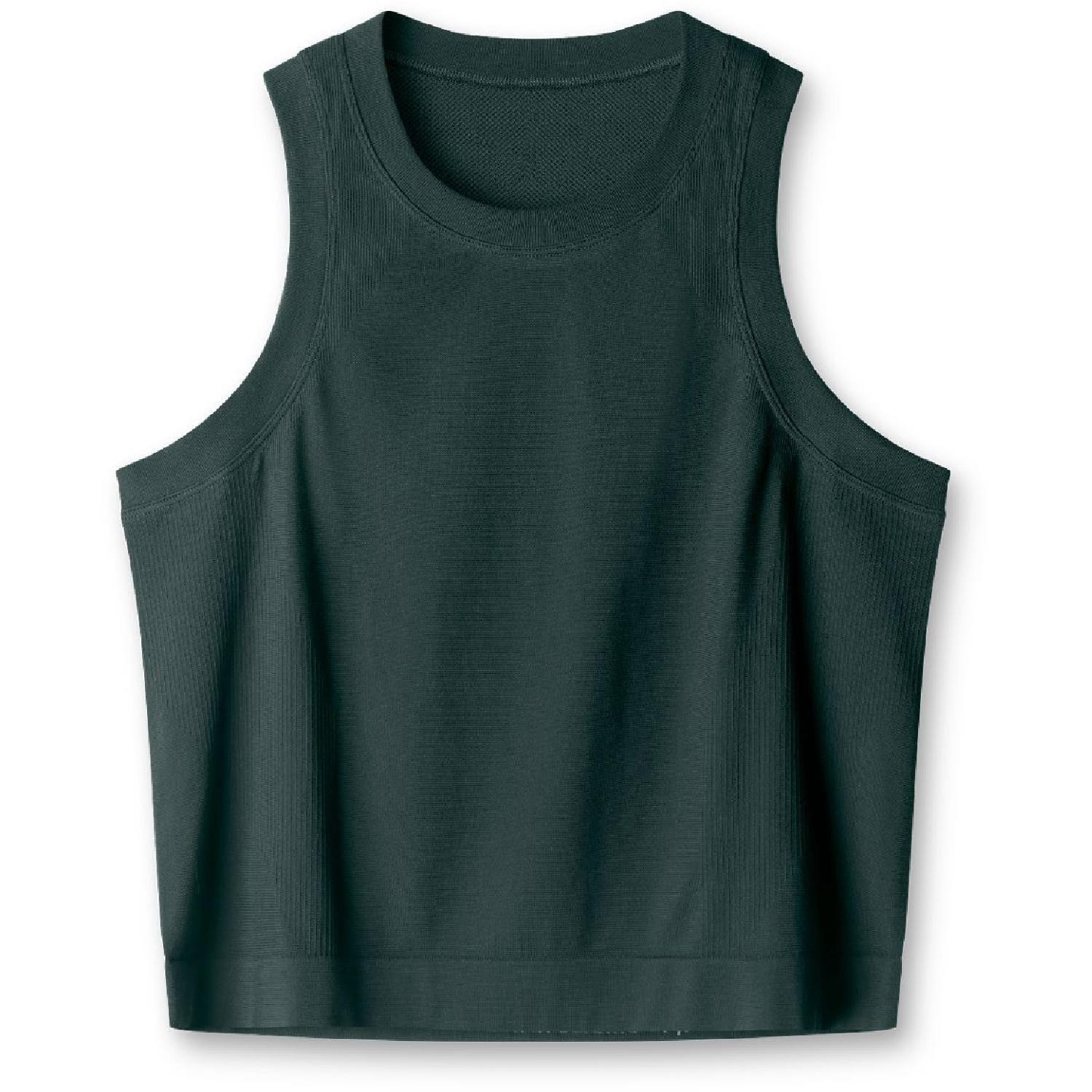 LNDR Women's Here Today Cropped Tank Top  Green M/L | REI