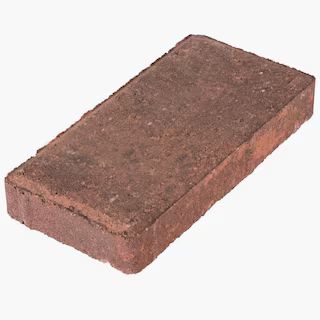 8 in. x 4 in. x 1.25 in. Brick Yard Blend Holland Overlay Concrete Paver | The Home Depot