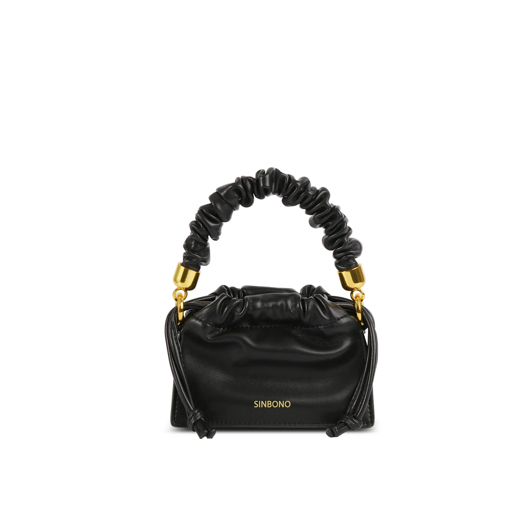 Mini Drawstring HandBag  - Black | SINBONO INC.