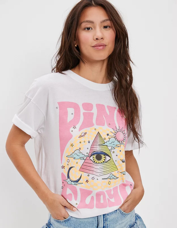 AE Oversized Pink Floyd Graphic Tee | American Eagle Outfitters (US & CA)