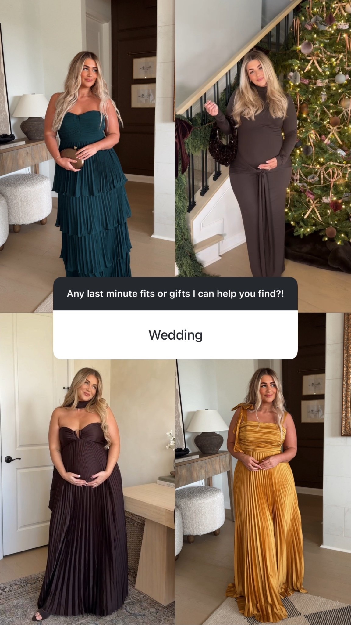 Some fave winter wedding guest looks🤎✨ 

#LTKHoliday #LTKMidsize #LTKWedding