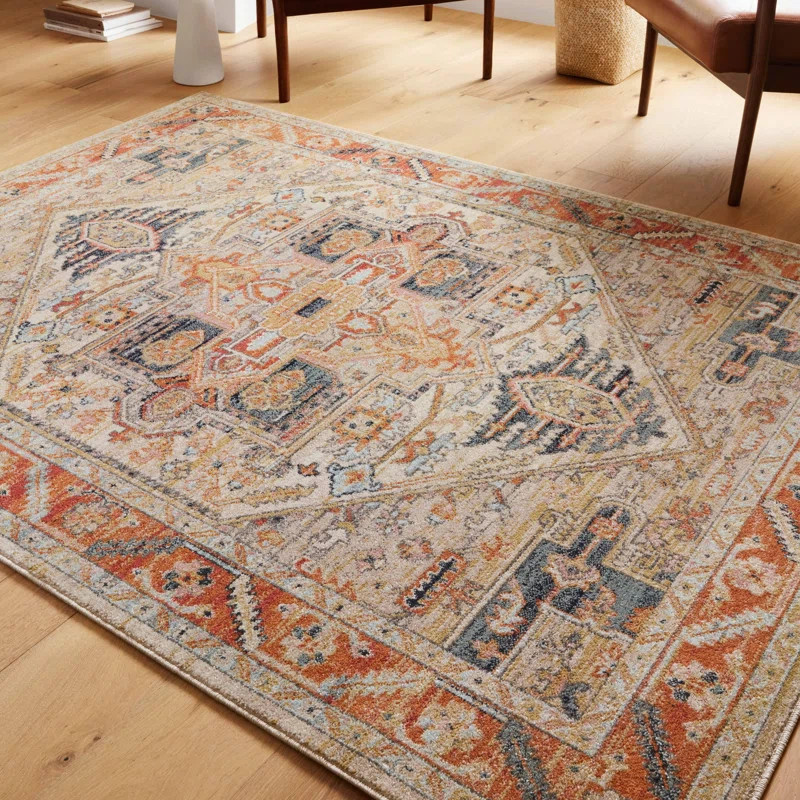 Vergara Southwestern Beige Area Rug | Wayfair North America