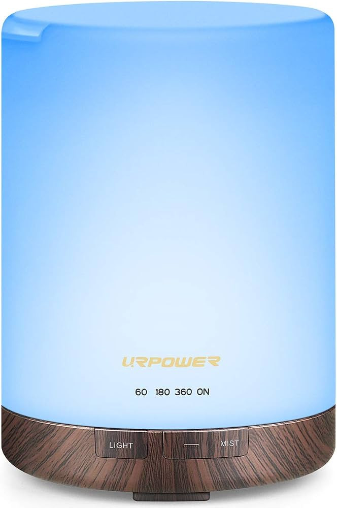 URPOWER 2nd Gen 300ml Aroma Essential Oil Diffuser Night Light Ultrasonic Air Cool Mist Humidifie... | Amazon (US)