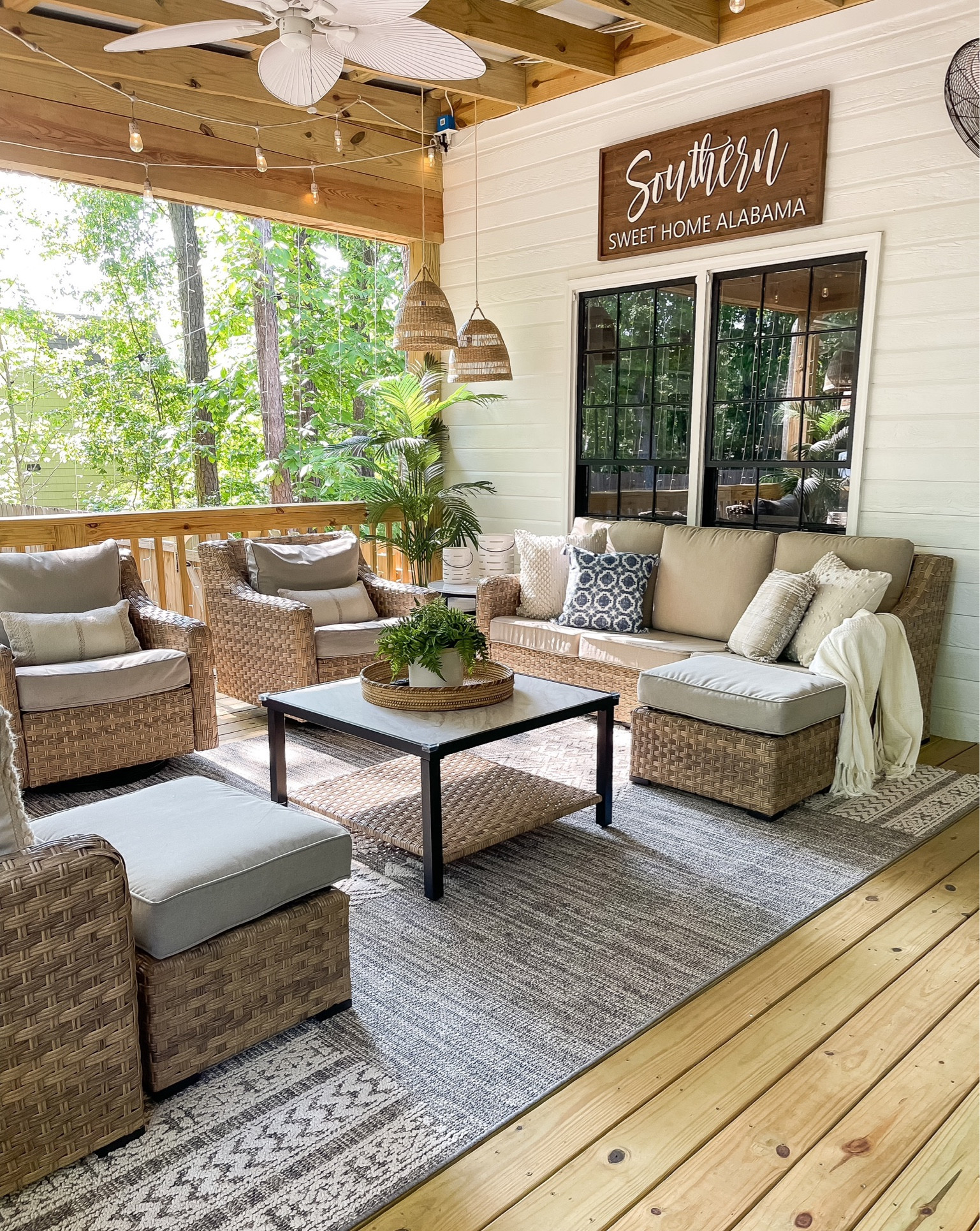 My Outdoor living furniture: many of the pieces are  back in stock including the ottomans and they now have replacement cushions!!! Linking it all here:

Comes in natural or brown (I have the natural).

#LTKMostLoved #LTKhome #LTKSeasonal