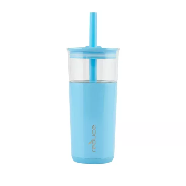 Reduce Aspen Vacuum Insulated Stainless Steel Glass Tumbler,Lid ,Straw 20oz