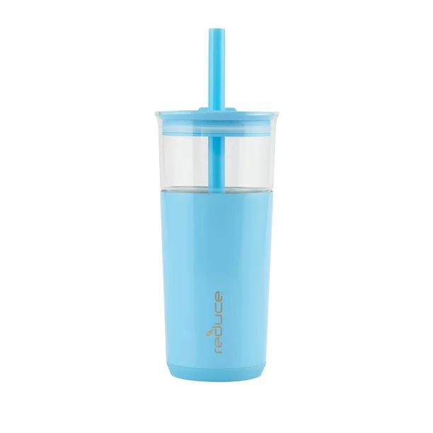 Reduce Aspen Vacuum Insulated Stainless Steel Glass Tumbler with Lid and Straw, Waterfall, 20 oz. | Walmart (US)