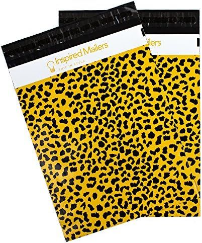 Inspired Mailers - Poly Mailers 10x13-100 Pack - Wild Cheetah - Poly Mailer 10x13 - Cute Packagin... | Amazon (US)