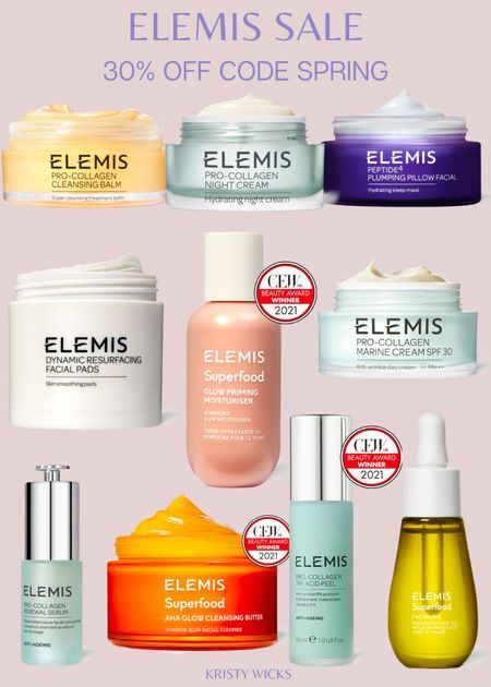 Elemis Sale - 30% Off with code SPRING👏
Can’t say enough about how much I love Elemis! I use the cleansing balm every night and love the way it removes all my makeup while still making my skin feel super soft. Their top selling products have thousands of 5 star reviews! 💛⭐️
Take advantage of their 30% off today (I just restocked myself) 🙌



#LTKbeauty #LTKsalealert #LTKFind