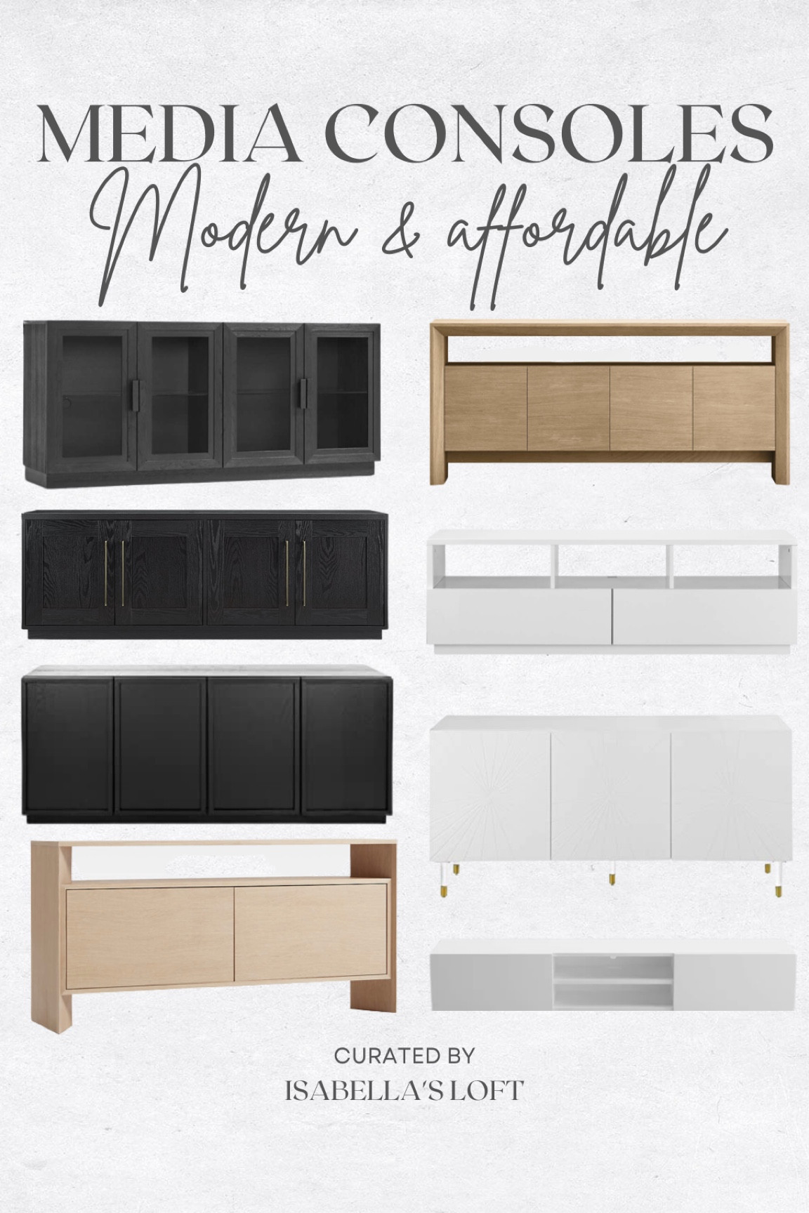 Media Consoles Modern & Affordable

Media Console, Living Home Furniture, Bedroom Furniture, stand, cane bed, cane furniture, floor mirror, arched mirror, cabinet, home decor, modern decor, mid century modern, kitchen pendant lighting, unique lighting, Console Table, Restoration Hardware Inspired, ceiling lighting, black light, brass decor, black furniture, modern glam, entryway, living room, kitchen, bar stools, throw pillows, wall decor, accent chair, dining room, home decor, rug, coffee table

#LTKbump #LTKhome #LTKFind