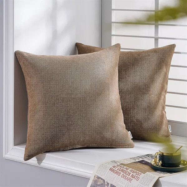 Chenille Pillow Cover (Set of 2) | Wayfair North America